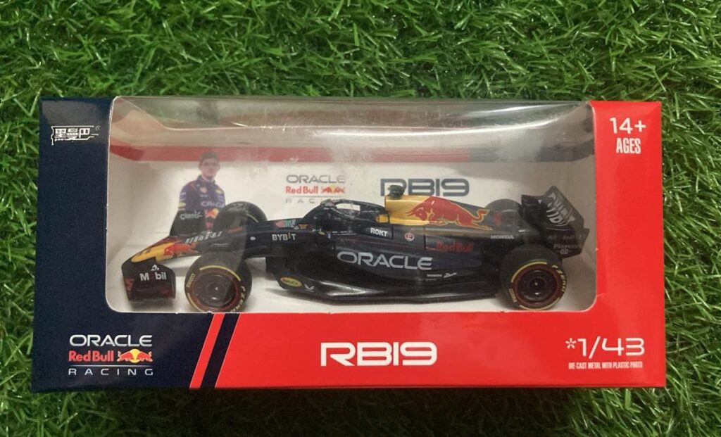 RB19 - Red Bull Official 1/43 Diecast Model (Black Mamba)