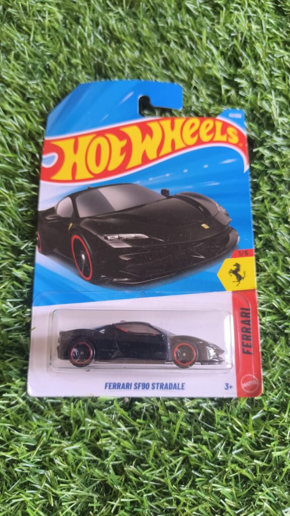 Hot Wheels Ferrari SF90 Stradale (Black, Red)
