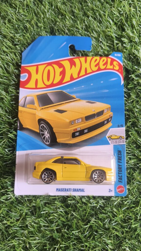 Hot Wheels Maserati Shamal (Yellow)