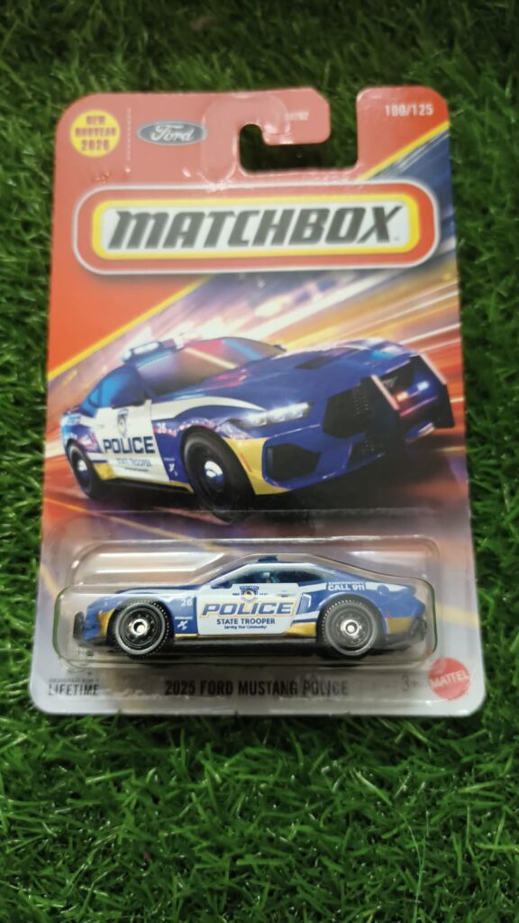 Matchbox 2025 Ford Mustang Police (Blue)