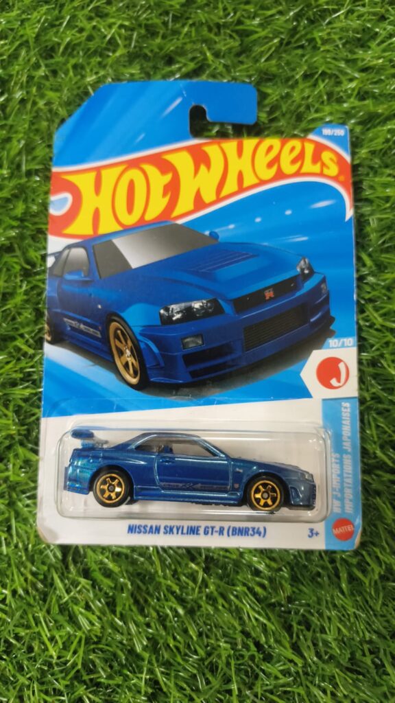 Hot Wheels Nissan Skyline GT-R (BNR34) (Blue)