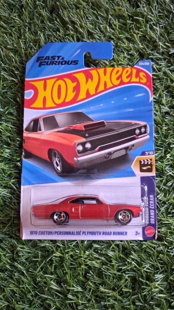Hot Wheels Fast & Furious 1970 Custom/Personnalise Plymouth Road Runner (Red)